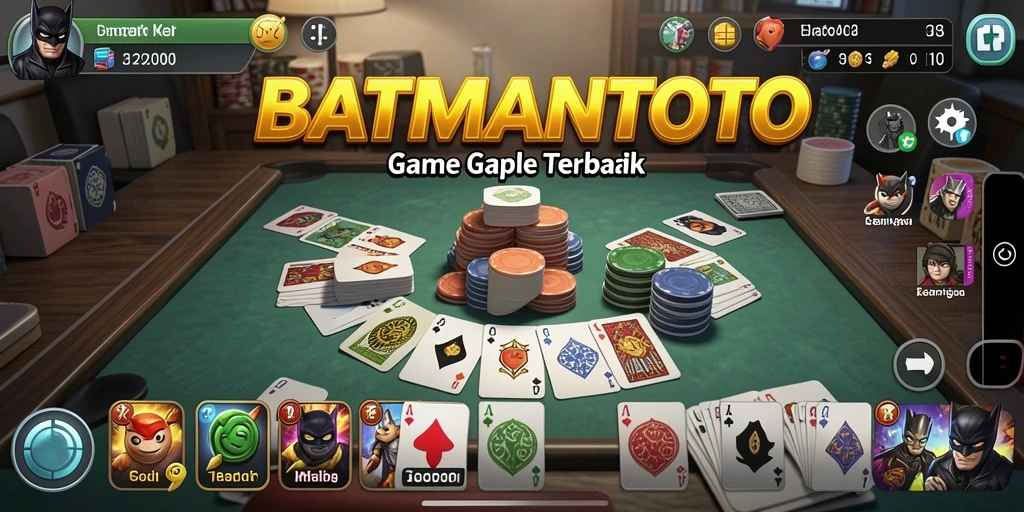 Gameplay menarik dari BATMANTOTO yang menghadirkan pengalaman Gaple seru.