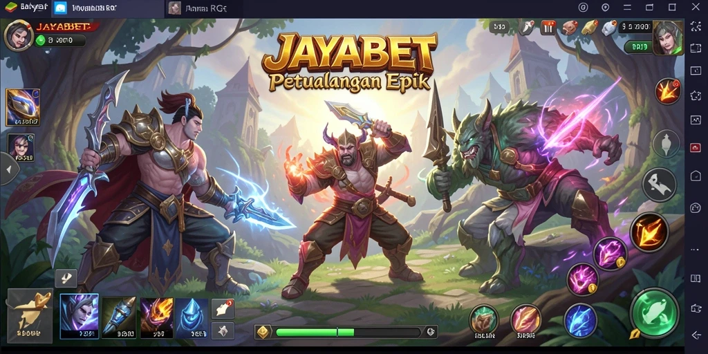 Gambaran gameplay JAYABET yang mendebarkan dan interaktif.