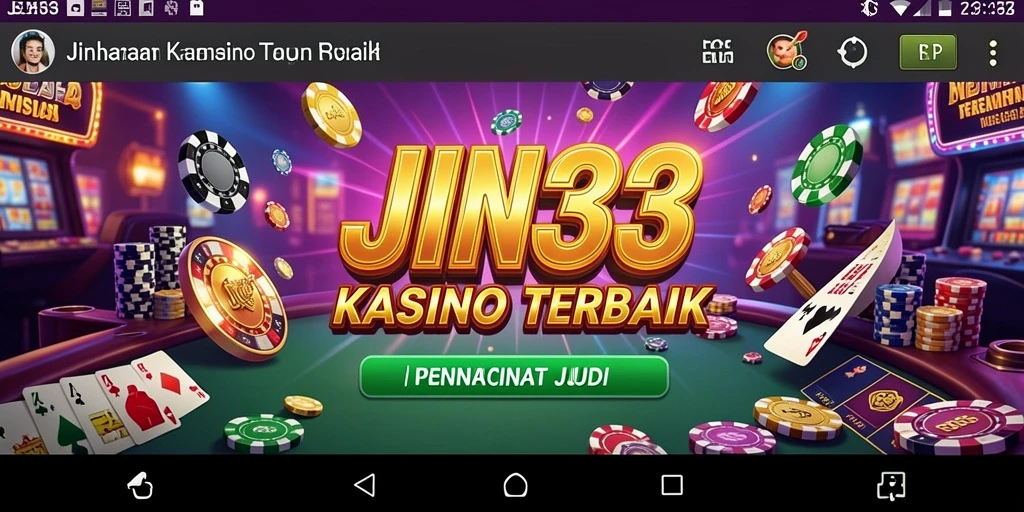 Tampilan menarik dari gameplay JIN33 yang mendebarkan.