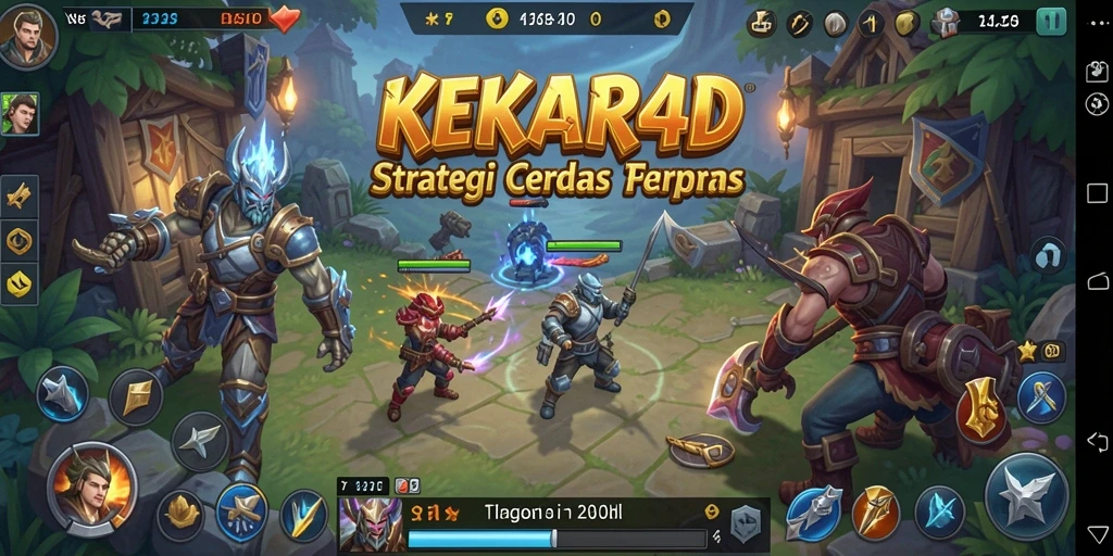 Tampilan permainan strategis yang menegangkan di KEKAR4D.