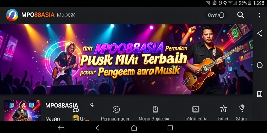 Tampilan gameplay MPO88ASIA yang seru dan interaktif dengan musik.