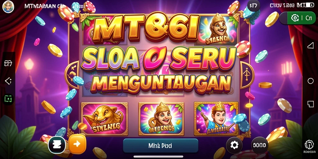Tampilan gameplay MT777 yang seru dengan gulungan berputar.