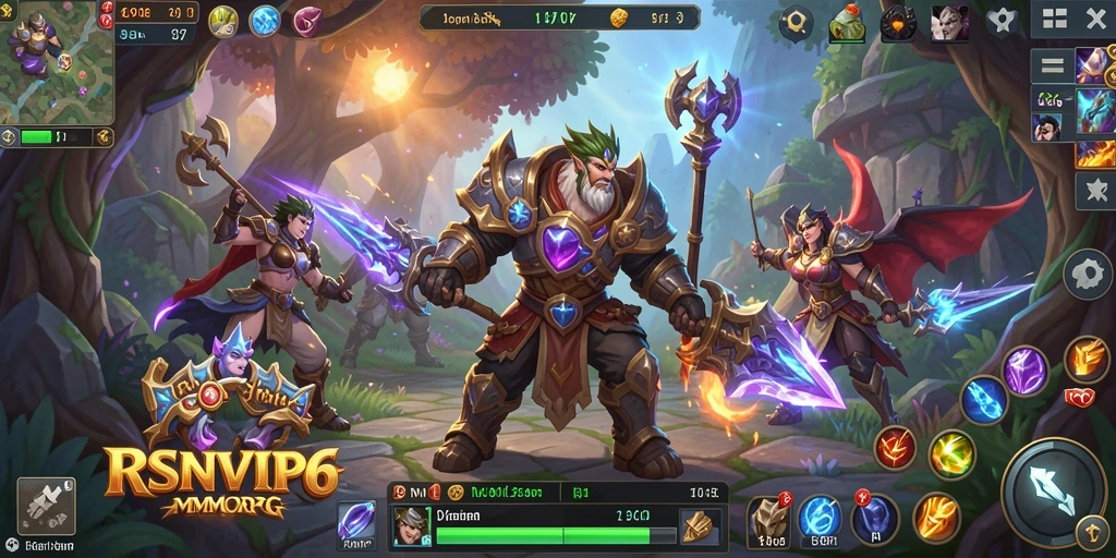 Tampilan gameplay yang mendebarkan dalam RSNVIP6, eksplorasi dunia yang luas.