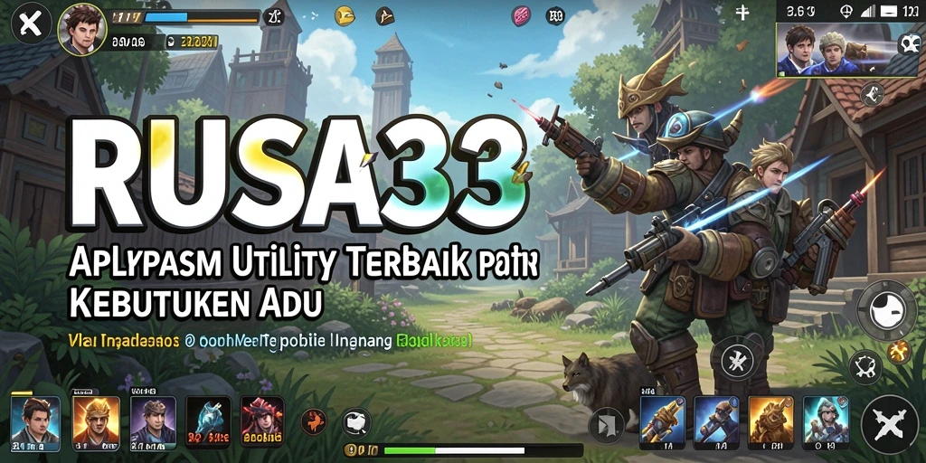 Tampilan antarmuka pengguna RUSA33 yang sederhana dan fungsional.