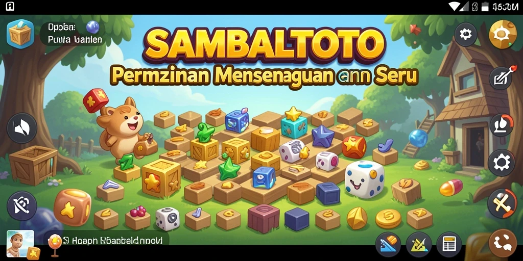 Screenshot SAMBALTOTO menampilkan suasana gameplay Puzzle yang mendebarkan.
