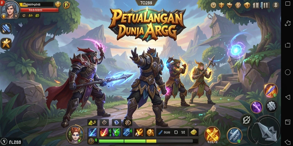 Screenshot TO288 menunjukkan aksi seru dan pertarungan mendebarkan dalam petualangan ARPG.